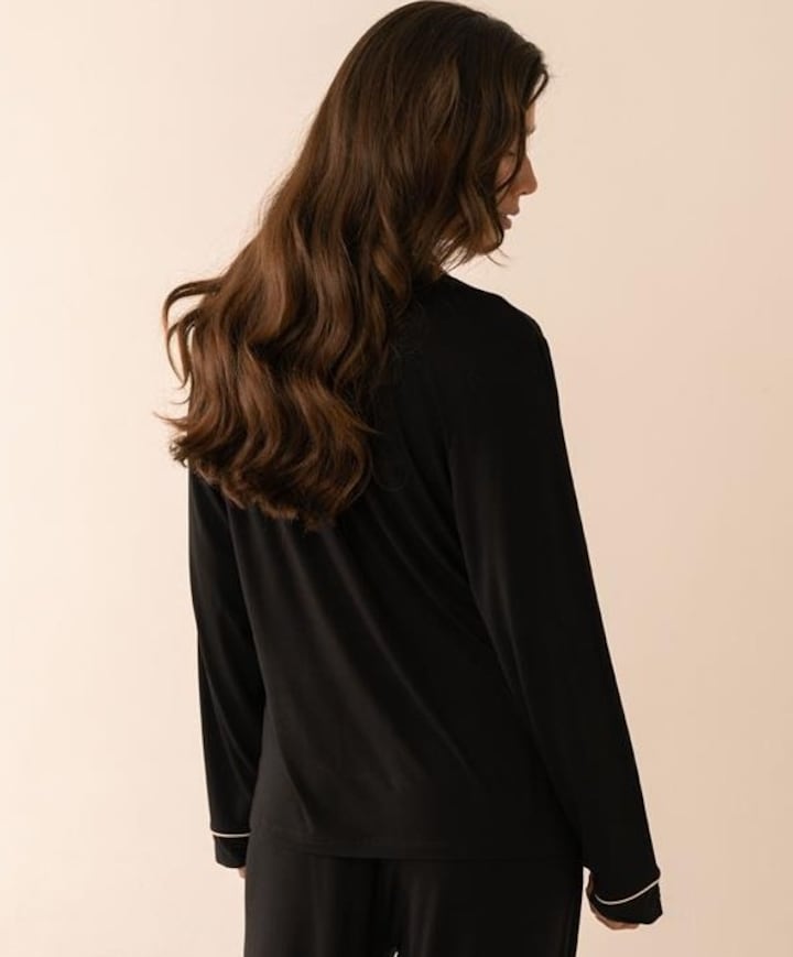 Dames pyjamaset zwart