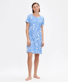 Dames nachthemd blauw