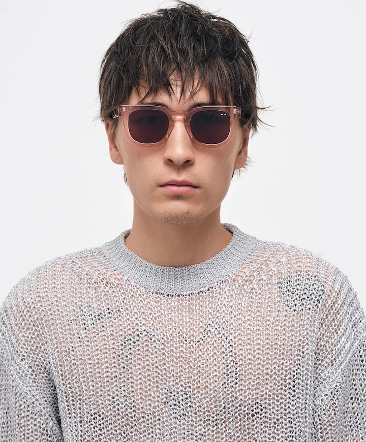 Heren zonnebril roze