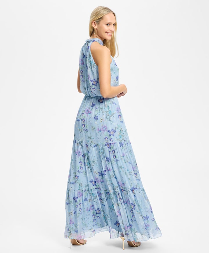 Dames jurk blauw