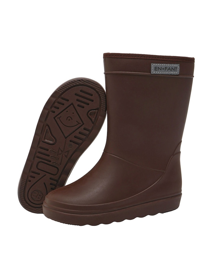 Thermo Boots Solid uniseks regenlaarzen  bruin