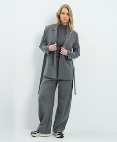 Dames blazer grijs