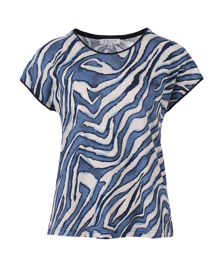 Dames t-shirt blauw