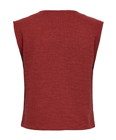 Dames gilet rood