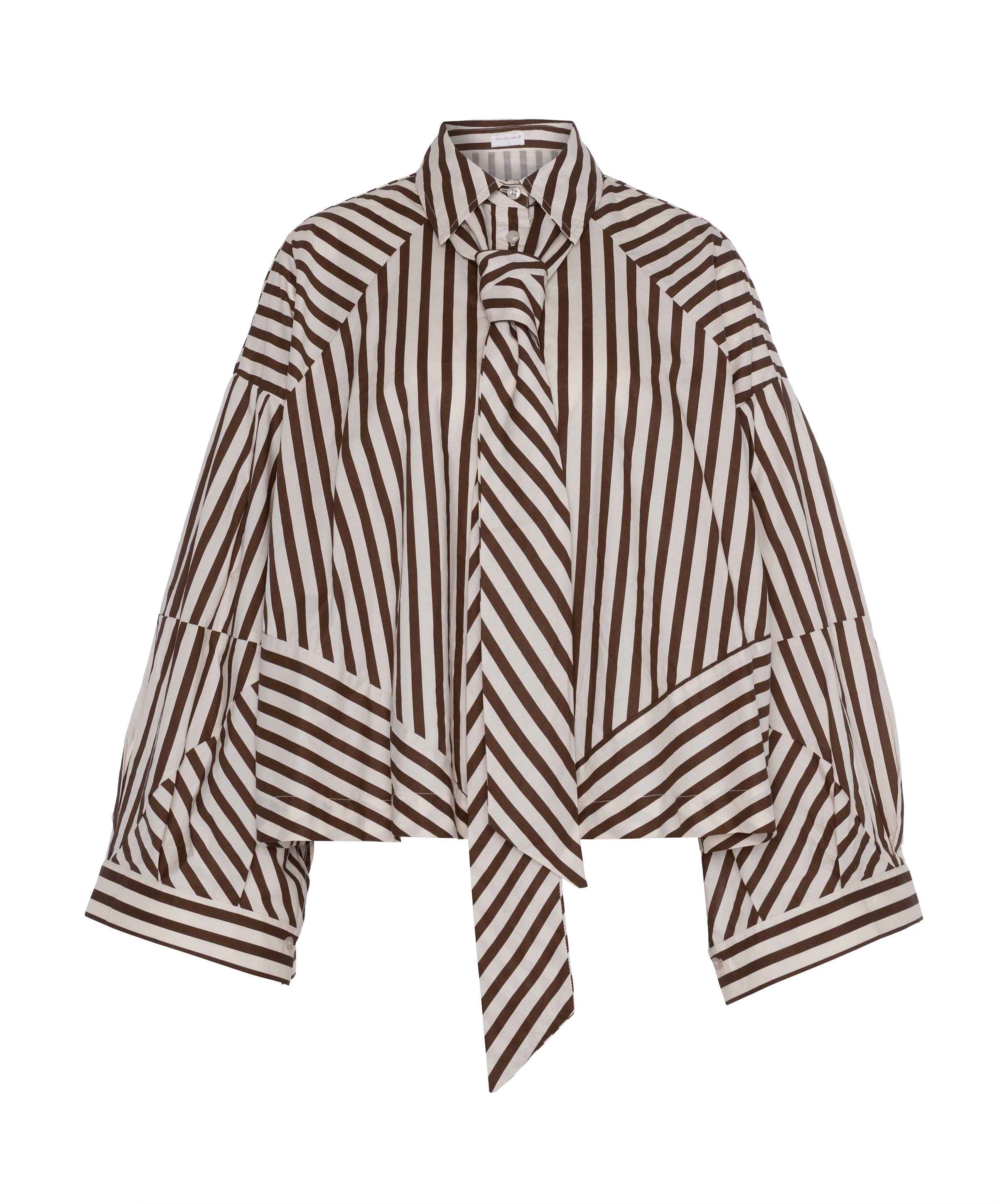 Dames blouse bruin