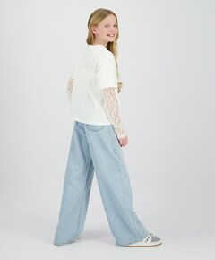 Meisjes longsleeve wit