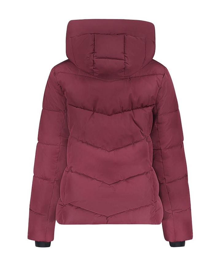 Dames jas bordeaux