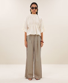 Dames blouse beige
