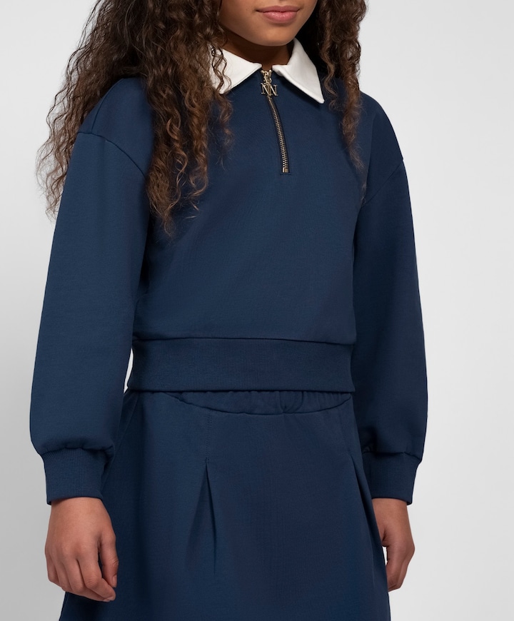Meisjes trui blauw