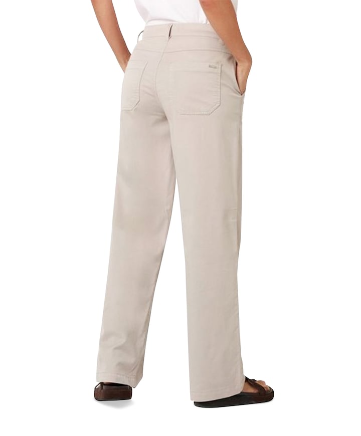 Liv Wide dames broek beige