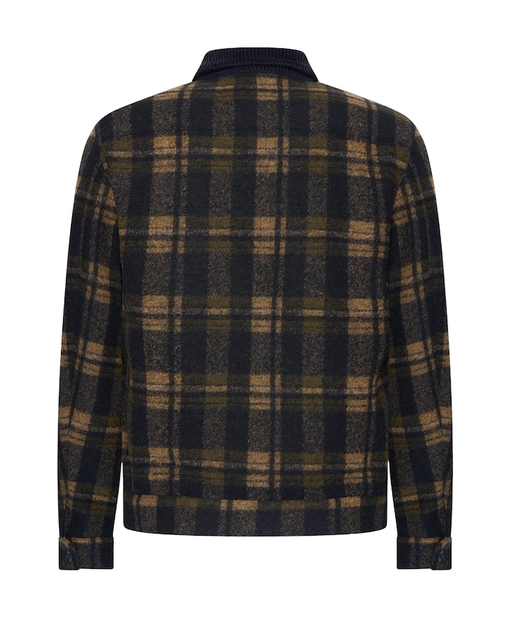 Heren overshirt blauw