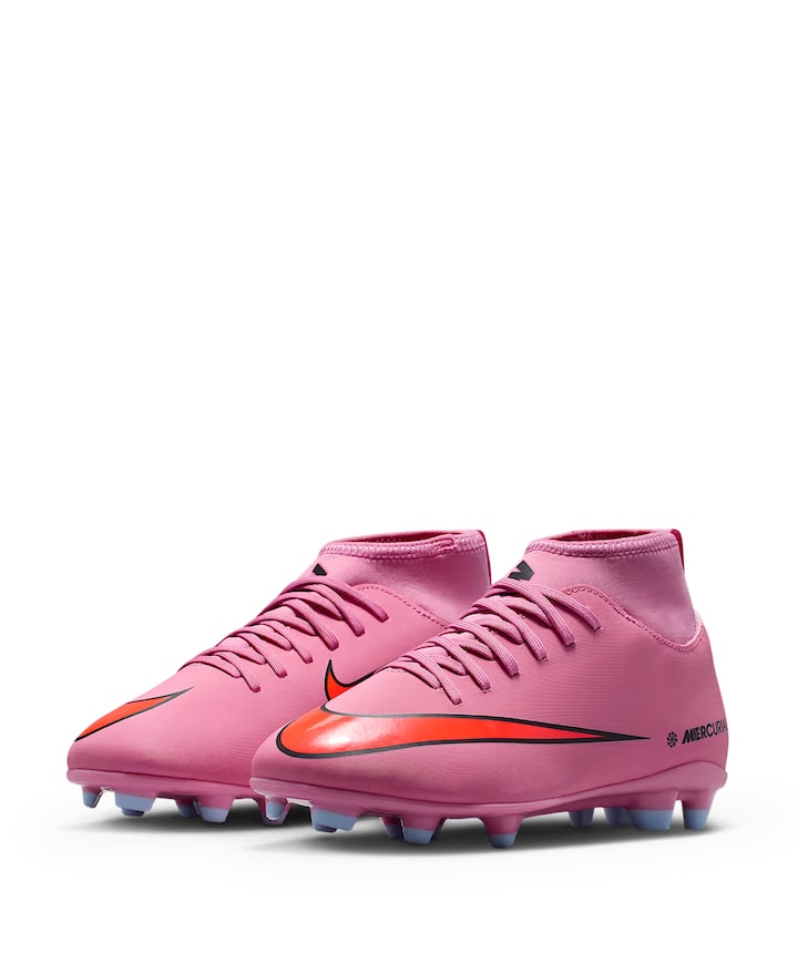Jr Superfly 10 Club Fg/mg voetbalschoenen roze