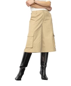 KeshaCC Bermuda dames korte broek beige