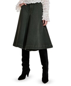 Karry Colour Denim dames bermuda groen