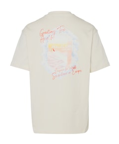 Heren T-shirt ecru