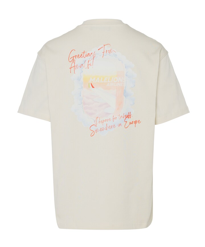 Heren T-shirt ecru