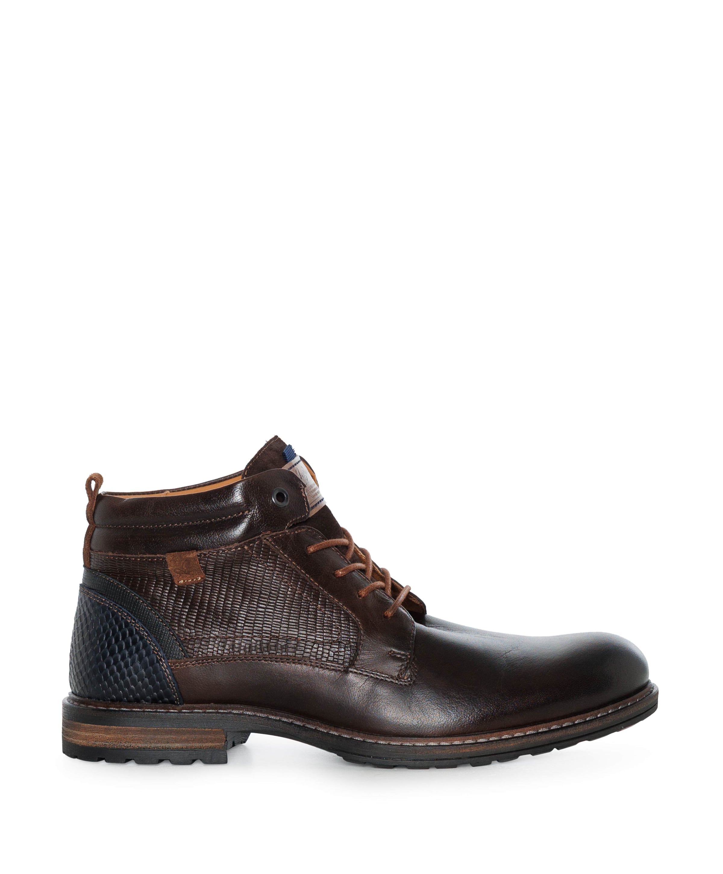 Conley  heren veterboots bruin