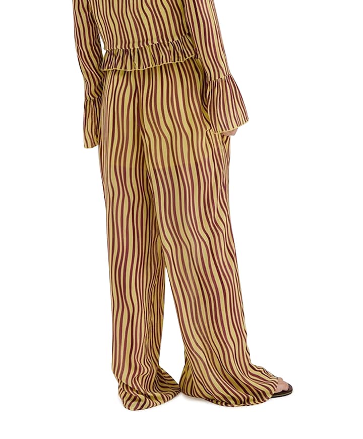 RILEY-PA dames broek geel