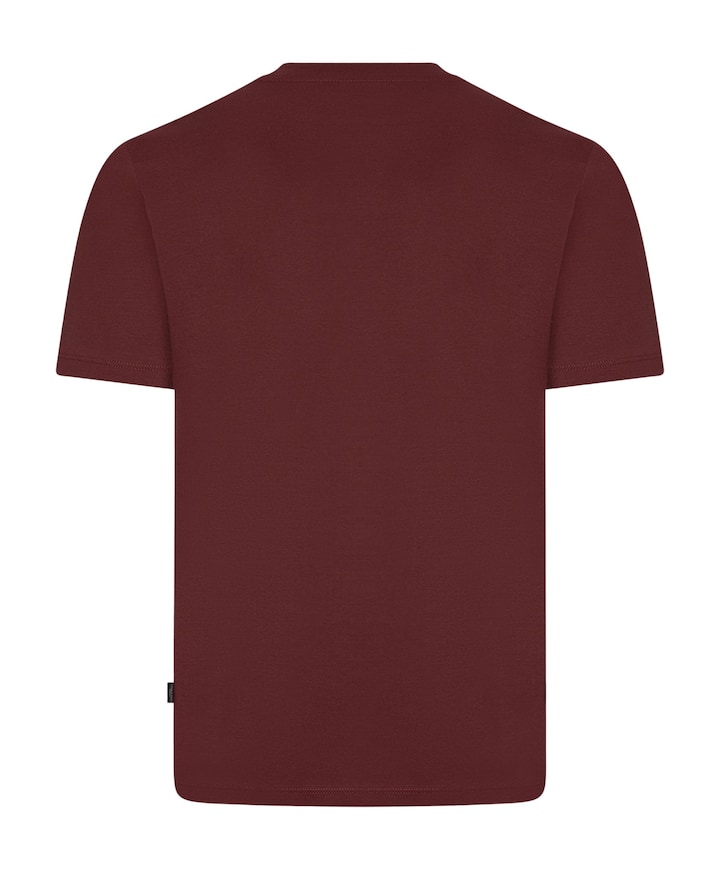 Heren T-shirt bordeaux