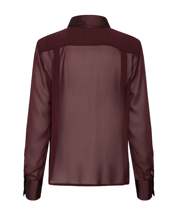 Dames blouse bordeaux