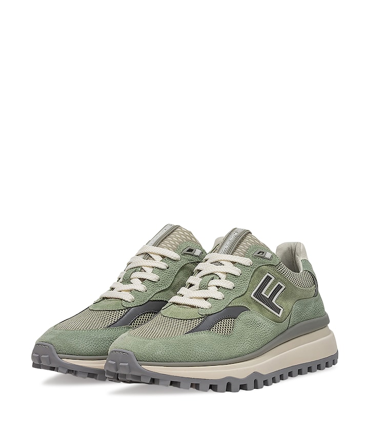 heren sneakers groen