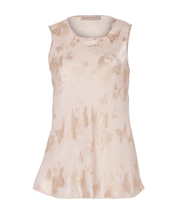 Dames top beige