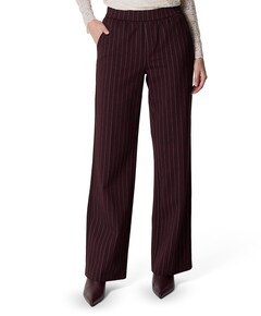 Colette punta pinstripe L33 dames broek bordeaux