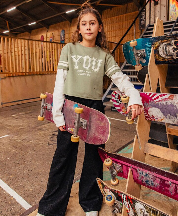 Meisjes T-shirt groen