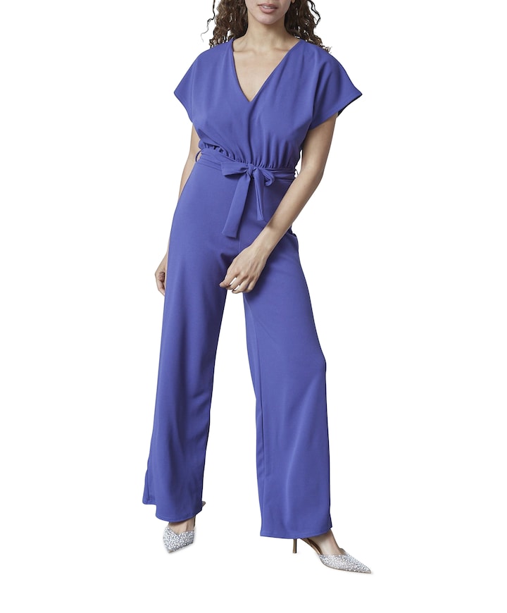 Girl-ju.v dames jumpsuit blauw