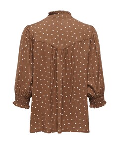 Dames blouse bruin