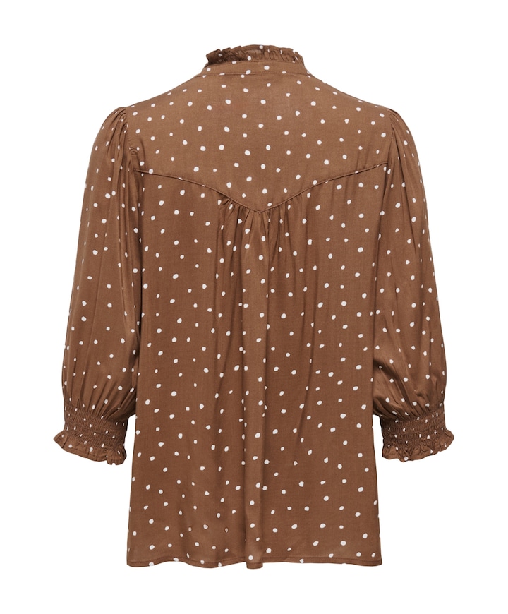 Dames blouse bruin