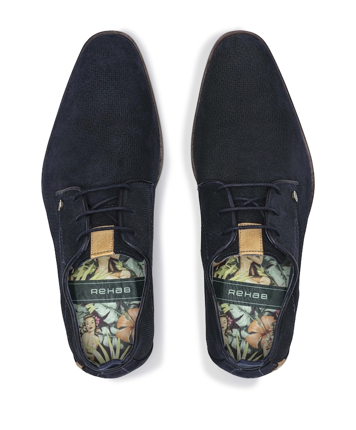 GREG WALL SUE heren veterschoenen blauw