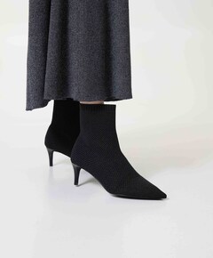 dames enkellaarzen zwart