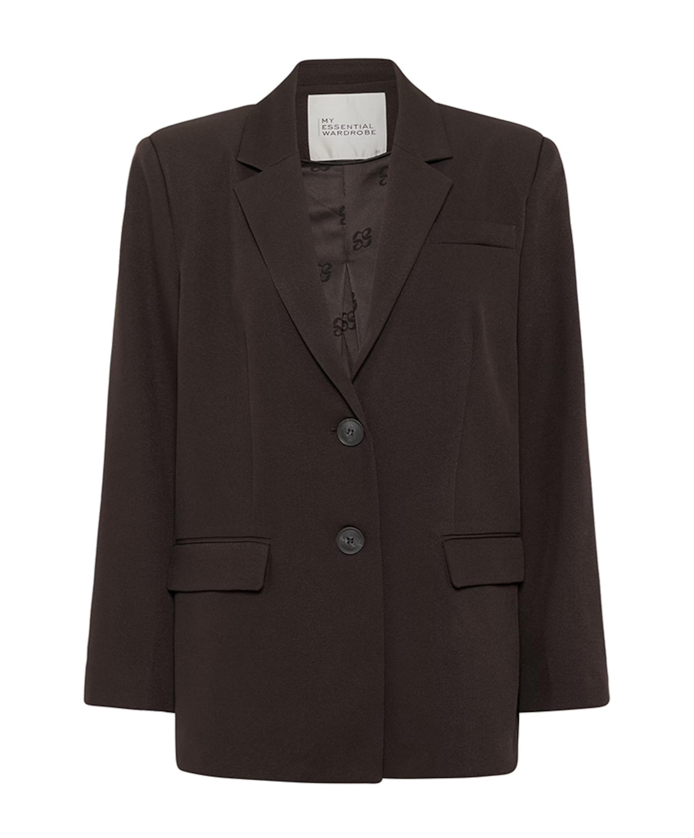 Dames blazer bruin