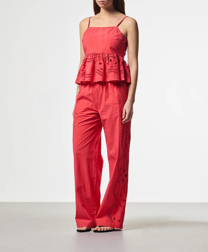 Dames top rood