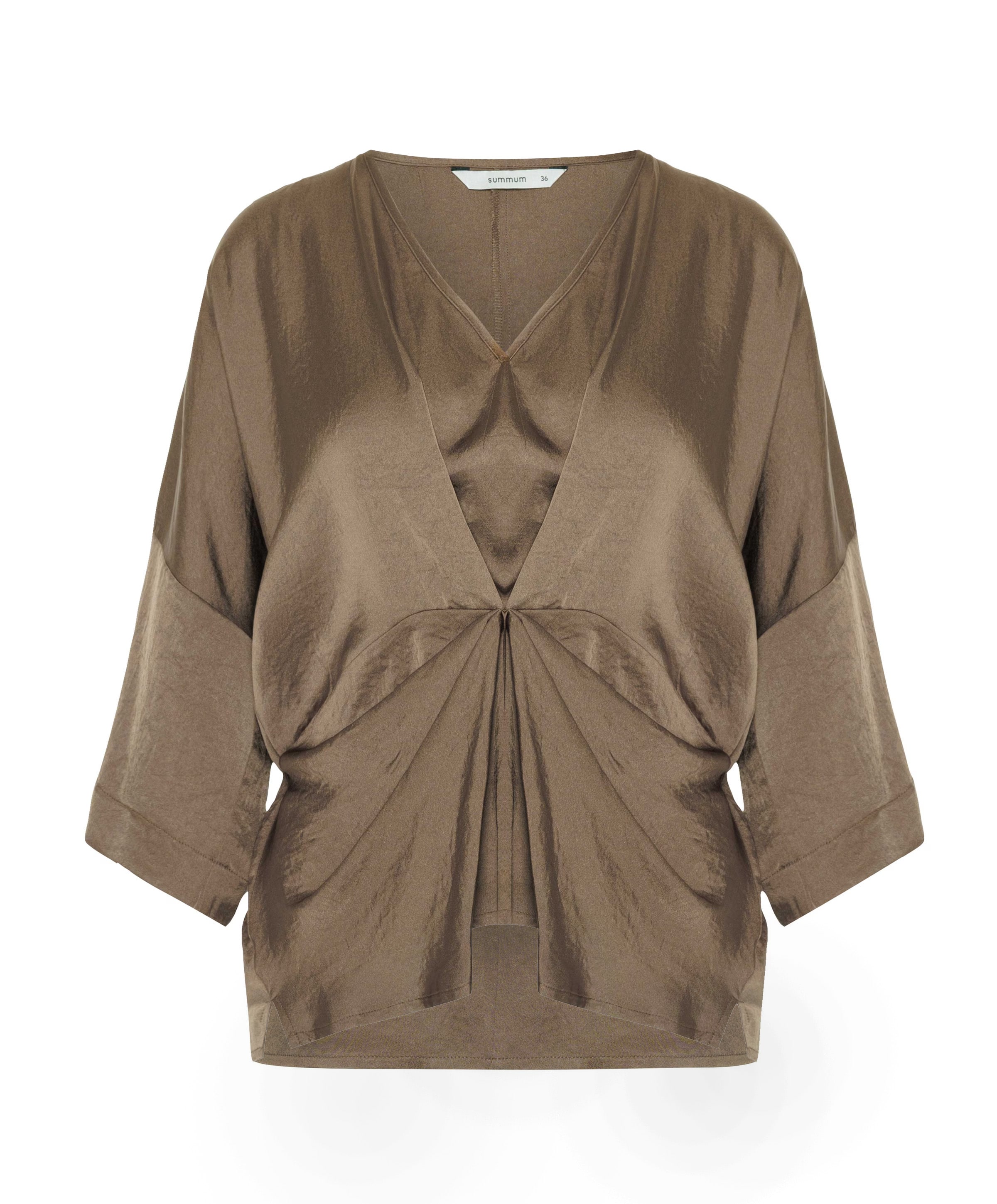 Dames blouse beige