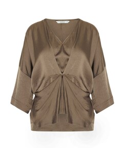 Dames blouse beige