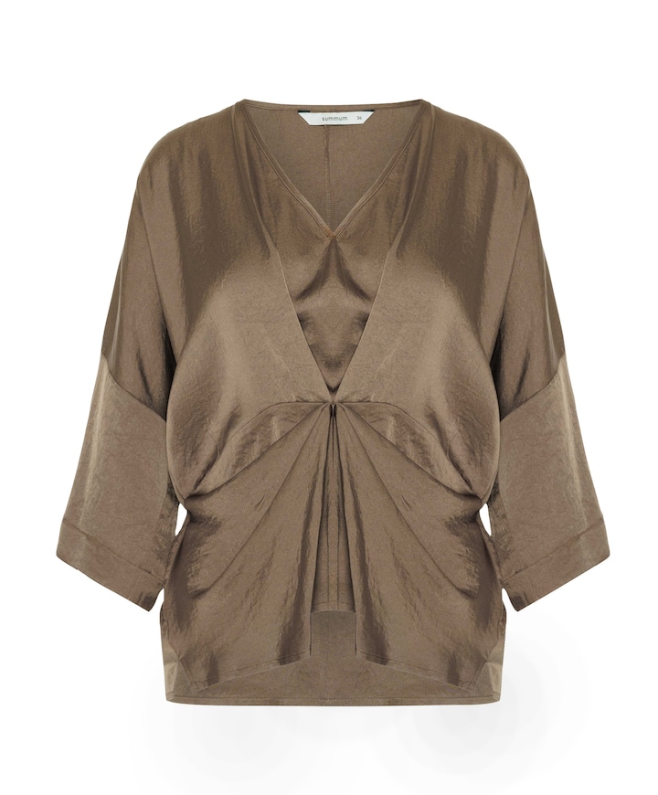 Dames blouse beige