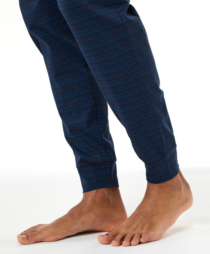 Heren pyjamaset blauw