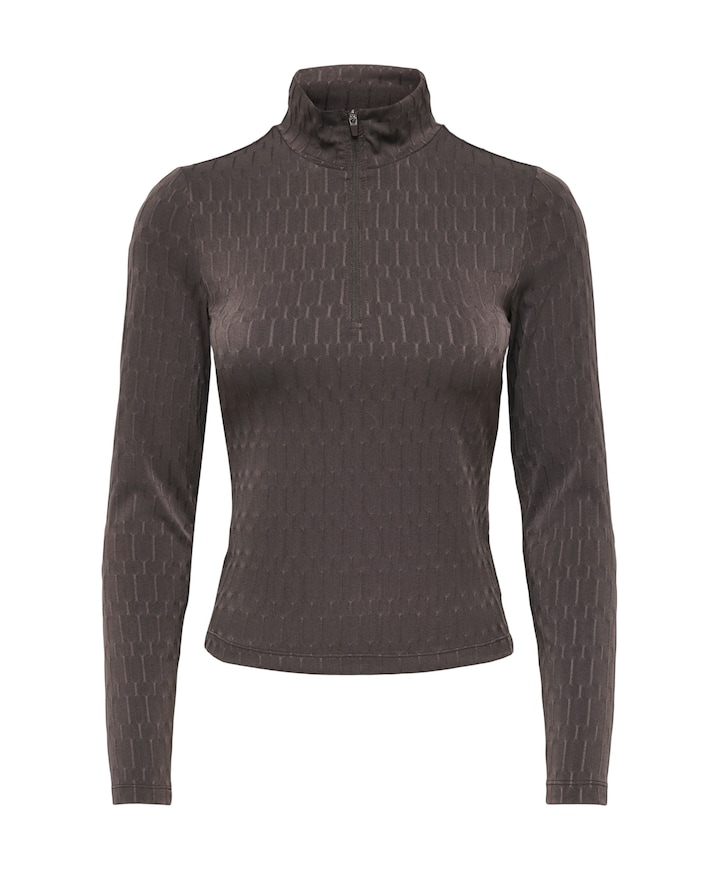 Dames t-shirt bruin