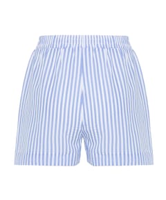 Dames pyjamashort blauw