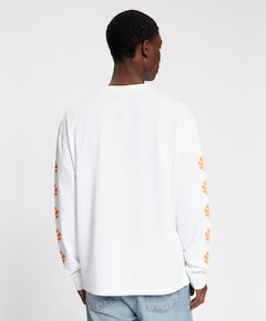 Heren longsleeve wit