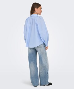 Dames blouse blauw