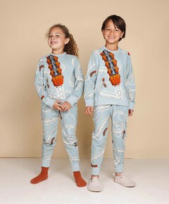 Uniseks pyjamaset Efteling grijs