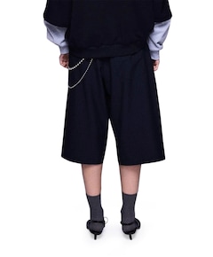 dames bermuda blauw