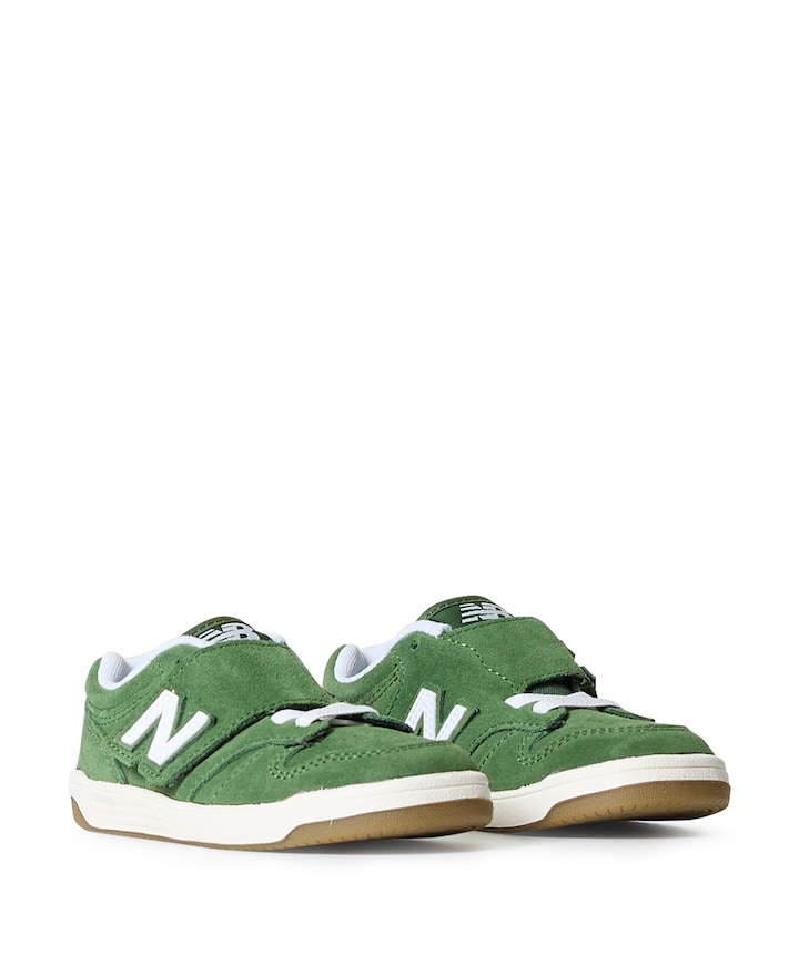 480 new-B Hook  & Loop sneakers groen
