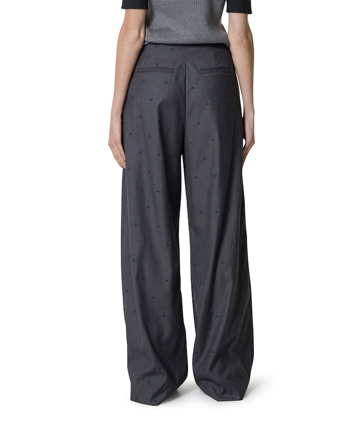 SagaCC Pleat LL broek grijs