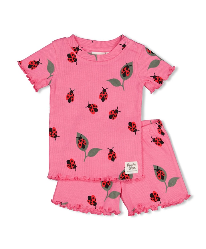 Meisjes pyjamaset roze