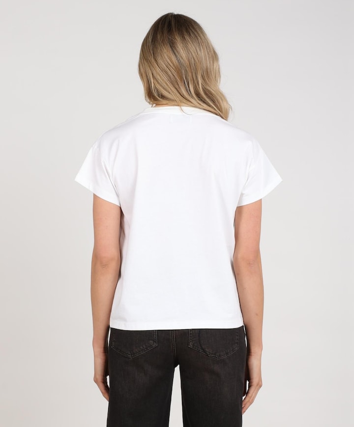 Dames T-shirt ecru