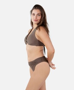 Dames bikinibroekje bruin